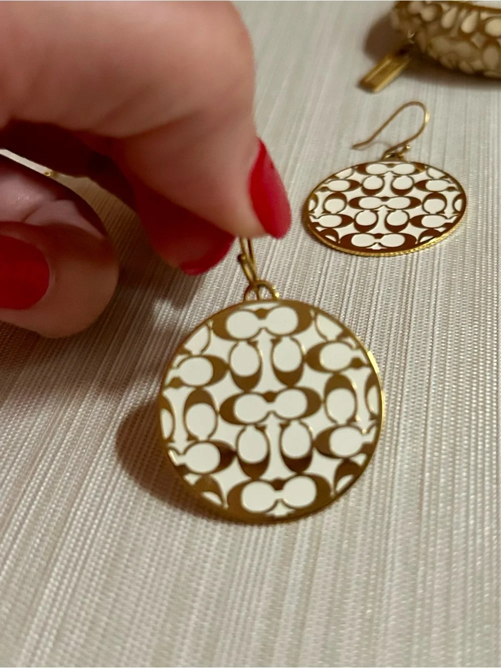 Coach Jewelry Set- necklace, earrings, ring, bracelet
